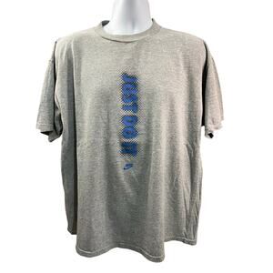 Vintage Y2K Nike Silver Tag Swoosh T-Shirt Fits Size Adult XL Gray